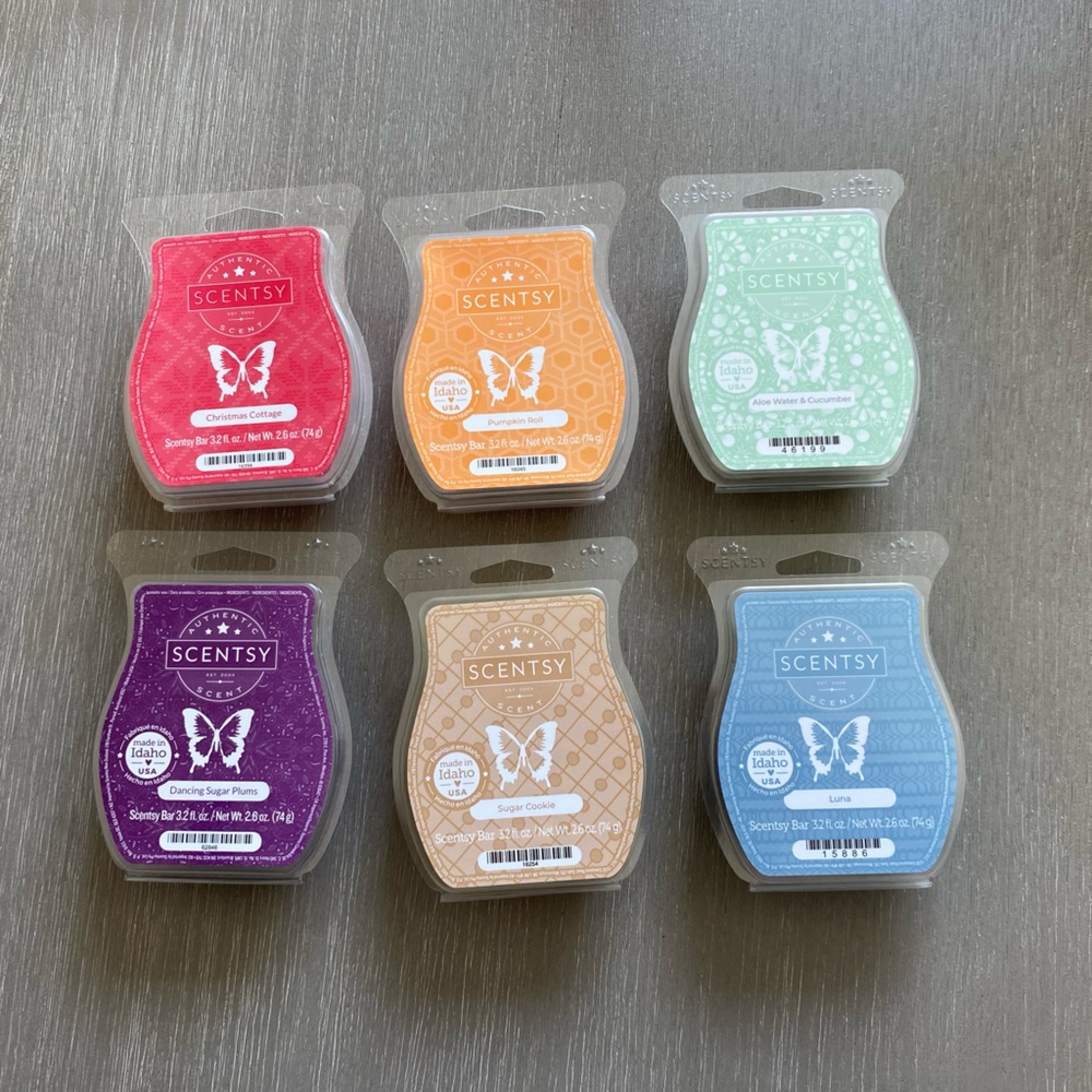 Scentsy Bars (Lot of 6)